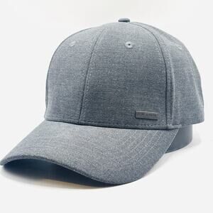 King & Fifth Senna Hat Adjustable Strap Back Grey Luxury